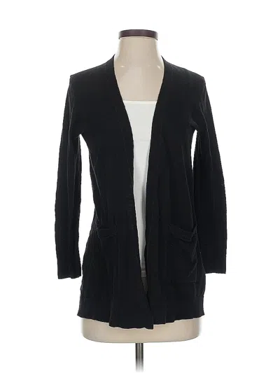 Pre-owned J.crew Factory Store Cardigan Sweater In Black