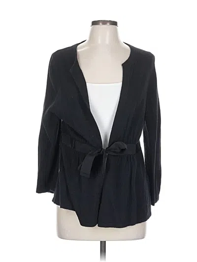 Pre-owned J.crew Factory Store Cardigan Sweater In Black