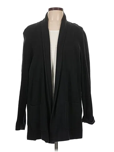 Pre-owned J.crew Factory Store Cardigan Sweater In Black