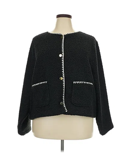 J.crew Factory Store Cardigan Sweater In Black