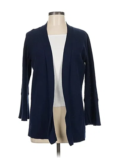 Pre-owned J.crew Factory Store Cardigan Sweater In Blue
