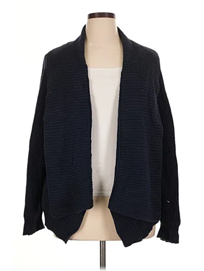 Pre-owned J.crew Factory Store Cardigan Sweater In Blue