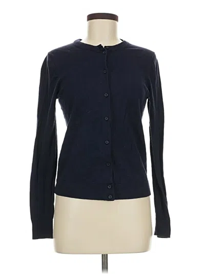 Pre-owned J.crew Factory Store Cardigan Sweater In Blue