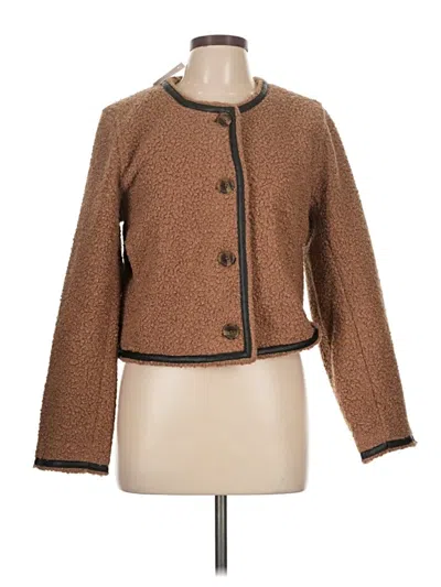 J.crew Factory Store Cardigan Sweater In Brown