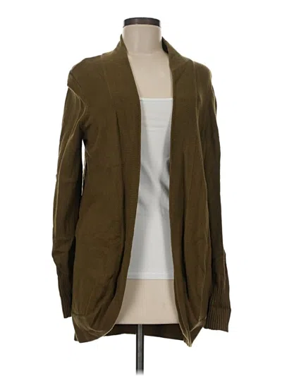 Pre-owned J.crew Factory Store Cardigan Sweater In Brown