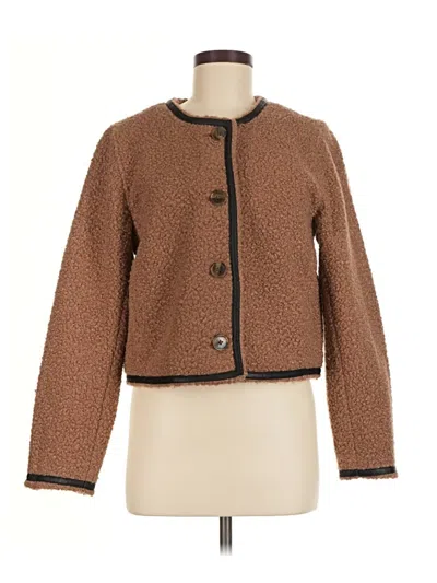 J.crew Factory Store Cardigan Sweater In Brown