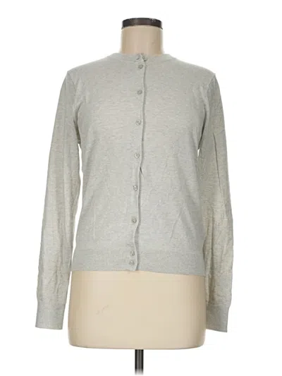 Pre-owned J.crew Factory Store Cardigan Sweater In Gray