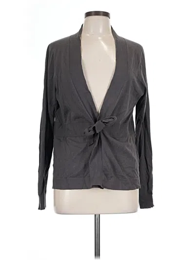 Pre-owned J.crew Factory Store Cardigan Sweater In Gray