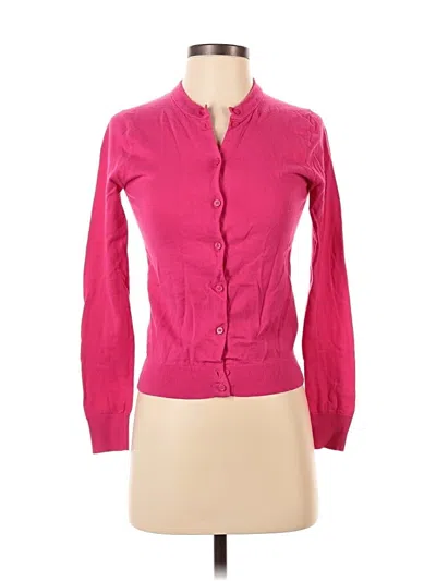 Pre-owned J.crew Factory Store Cardigan Sweater In Pink
