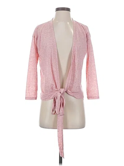 Pre-owned J.crew Factory Store Cardigan Sweater In Pink