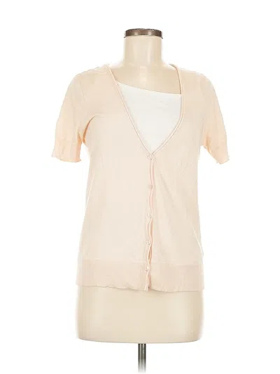 Pre-owned J.crew Factory Store Cardigan Sweater In White