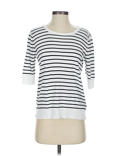 Pre-owned J.crew Factory Store Cardigan Sweater In White