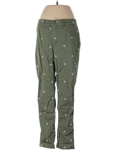 Pre-owned J.crew Factory Store Cargo Pants In Green