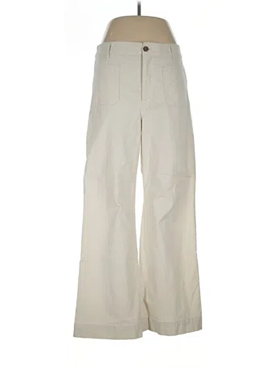 Pre-owned J.crew Factory Store Cargo Pants In White
