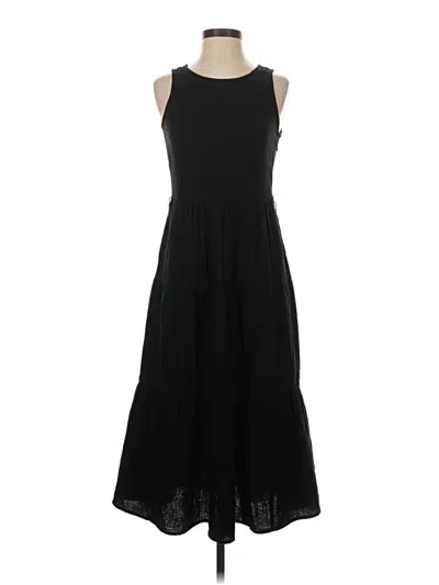 Pre-owned J.crew Factory Store Casual Dress In Black