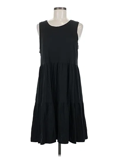 Pre-owned J.crew Factory Store Casual Dress In Black