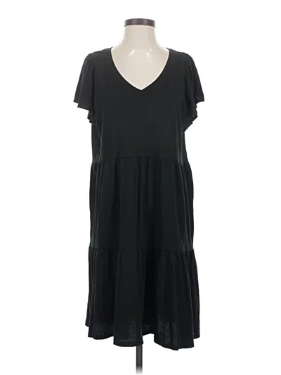 Pre-owned J.crew Factory Store Casual Dress In Black