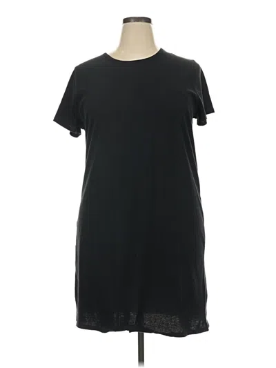 J.crew Factory Store Casual Dress In Black