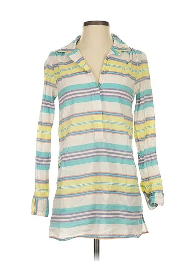 Pre-owned J.crew Factory Store Casual Dress In Blue