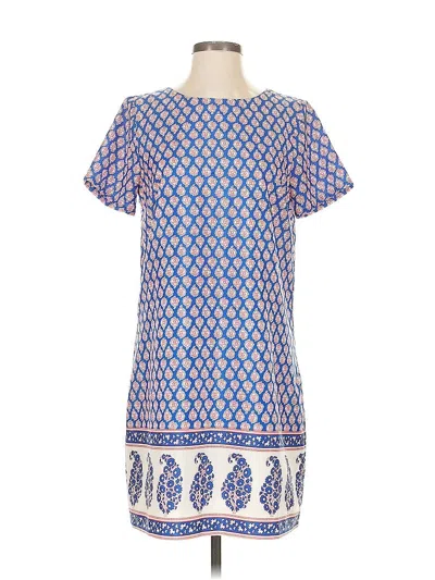 Pre-owned J.crew Factory Store Casual Dress In Blue