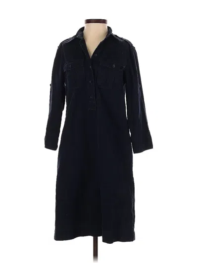 Pre-owned J.crew Factory Store Casual Dress In Blue