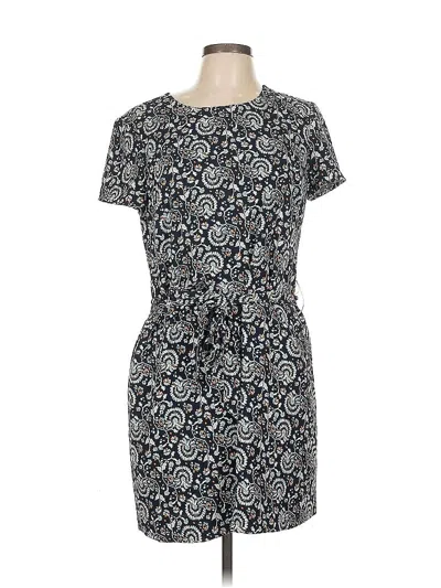 Pre-owned J.crew Factory Store Casual Dress In Blue