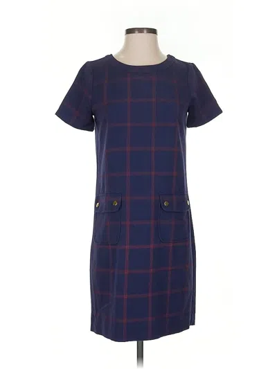 Pre-owned J.crew Factory Store Casual Dress In Blue