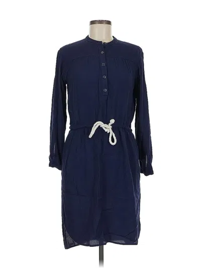 Pre-owned J.crew Factory Store Casual Dress In Blue