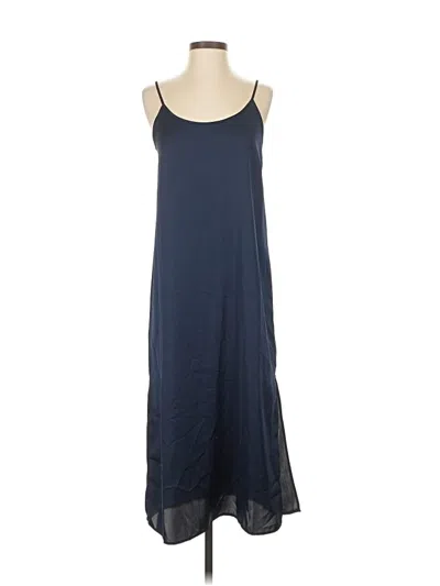 J.crew Factory Store Casual Dress In Blue