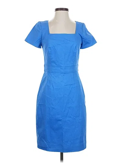 J.crew Factory Store Casual Dress In Blue