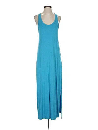 Pre-owned J.crew Factory Store Casual Dress In Blue