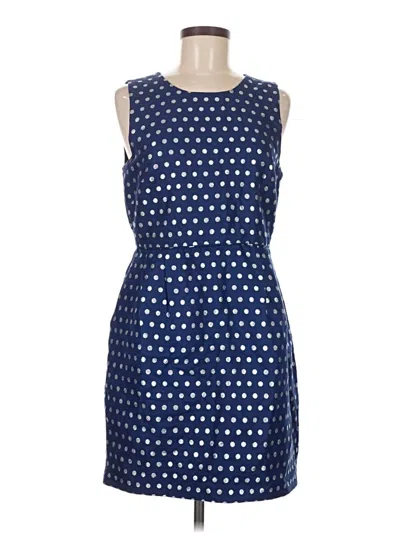 J.crew Factory Store Casual Dress In Blue