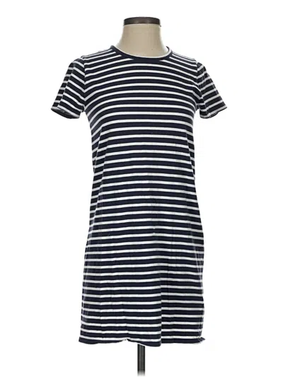 Pre-owned J.crew Factory Store Casual Dress In Blue