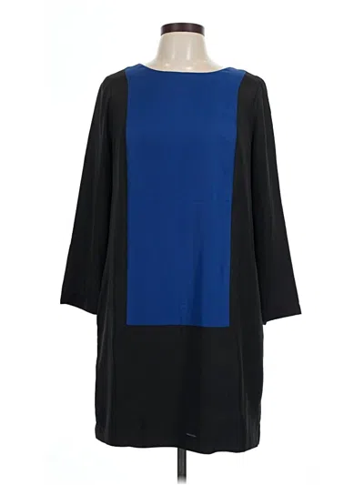 Pre-owned J.crew Factory Store Casual Dress In Blue