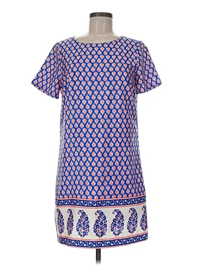 Pre-owned J.crew Factory Store Casual Dress In Blue