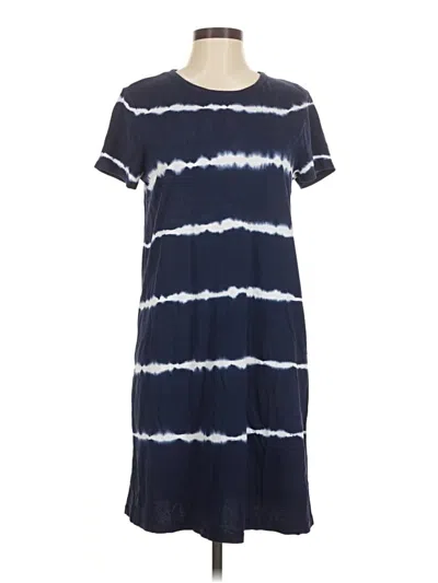 Pre-owned J.crew Factory Store Casual Dress In Blue