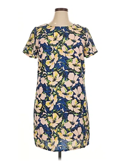 Pre-owned J.crew Factory Store Casual Dress In Blue