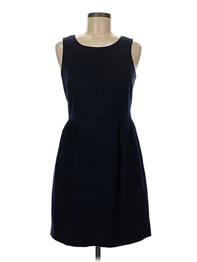 Pre-owned J.crew Factory Store Casual Dress In Blue