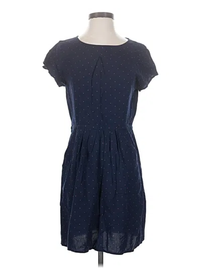 Pre-owned J.crew Factory Store Casual Dress In Blue