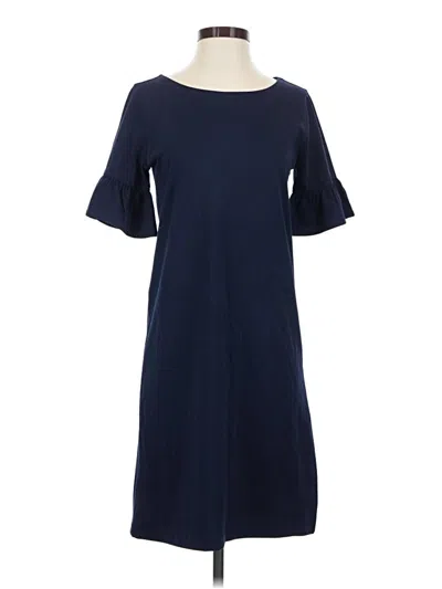 J.crew Factory Store Casual Dress In Blue