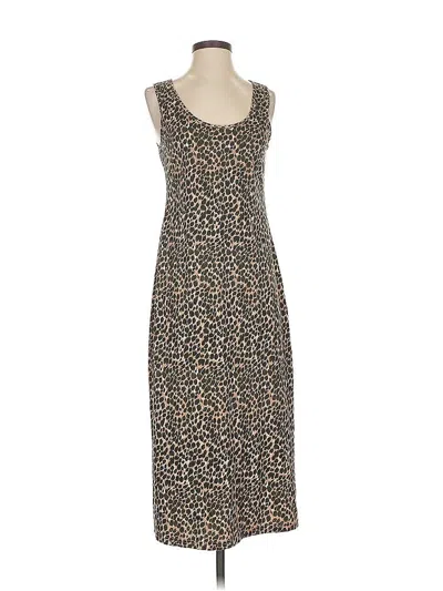 Pre-owned J.crew Factory Store Casual Dress In Brown