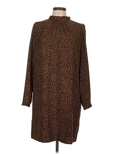 J.crew Factory Store Casual Dress In Brown