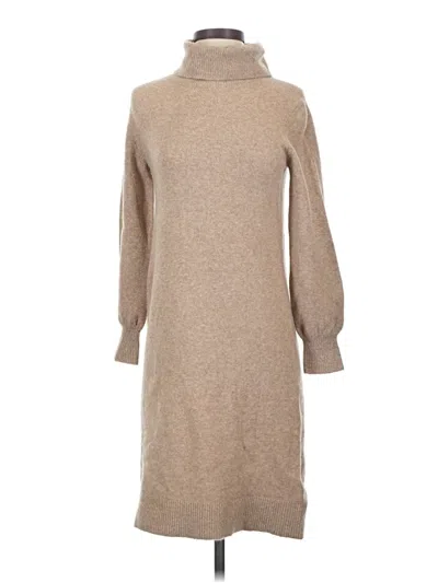 J.crew Factory Store Casual Dress In Brown