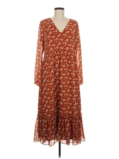 J.crew Factory Store Casual Dress In Brown