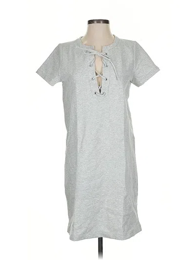 Pre-owned J.crew Factory Store Casual Dress In Gray