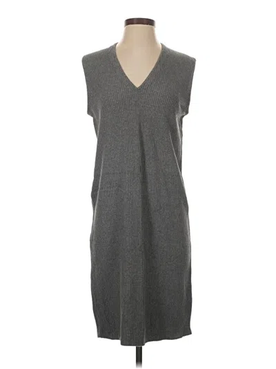 Pre-owned J.crew Factory Store Casual Dress In Gray