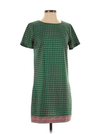 Pre-owned J.crew Factory Store Casual Dress In Green