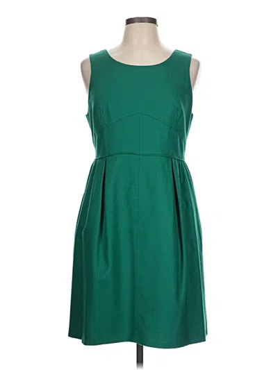 Pre-owned J.crew Factory Store Casual Dress In Green