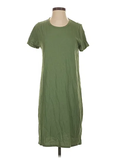Pre-owned J.crew Factory Store Casual Dress In Green