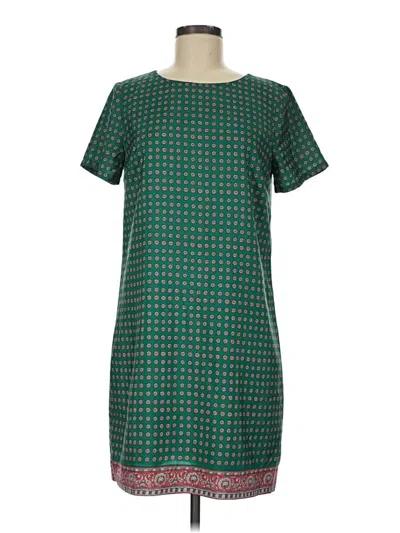 Pre-owned J.crew Factory Store Casual Dress In Green